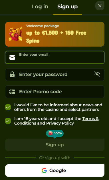 leprezone casino registration